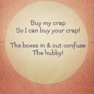 Buy more of my stuff, so I can buy yours! 😁🤣🤣